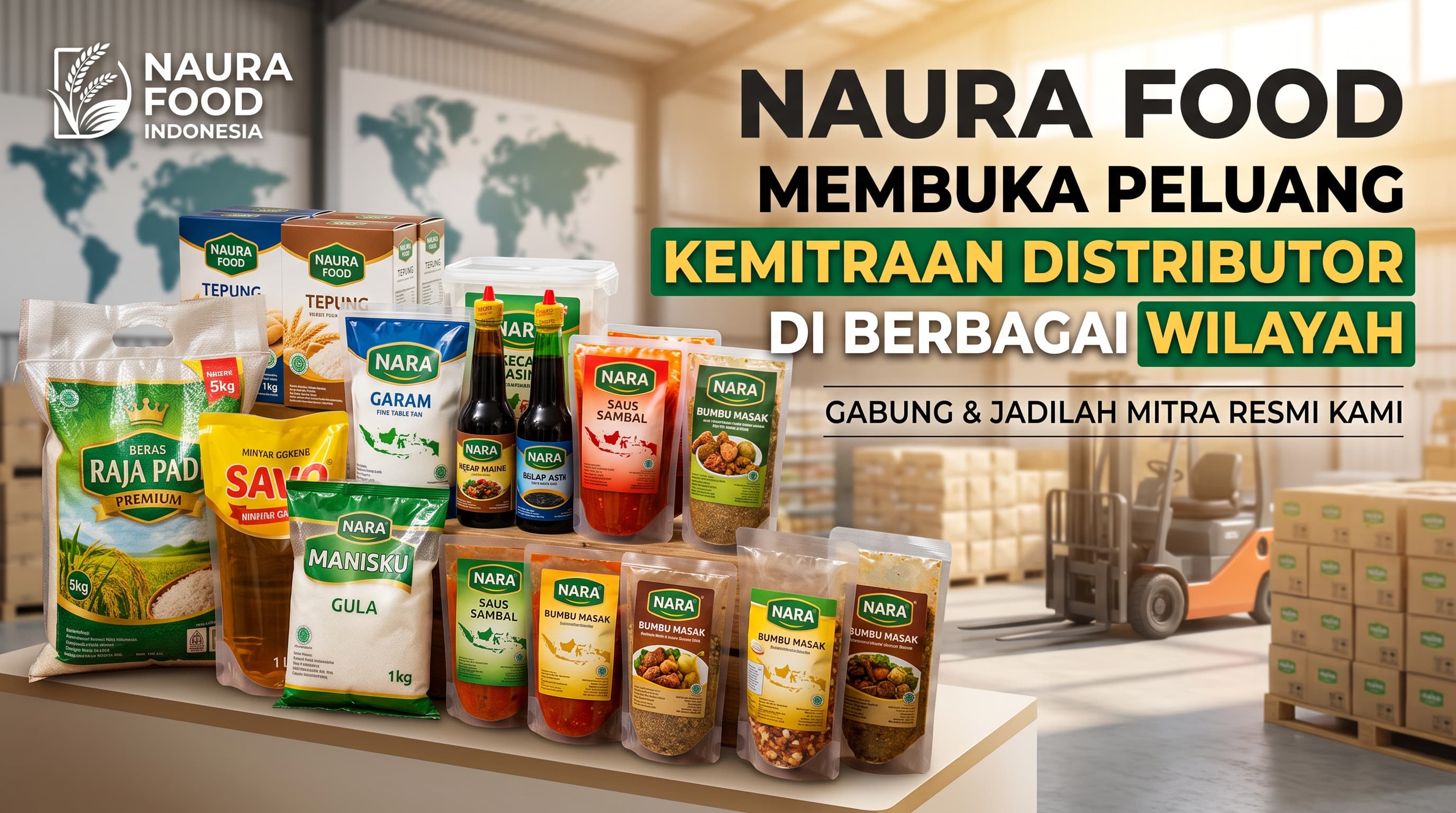 Naura Food Membuka Peluang Kemitraan Distributor di Berbagai Wilayah