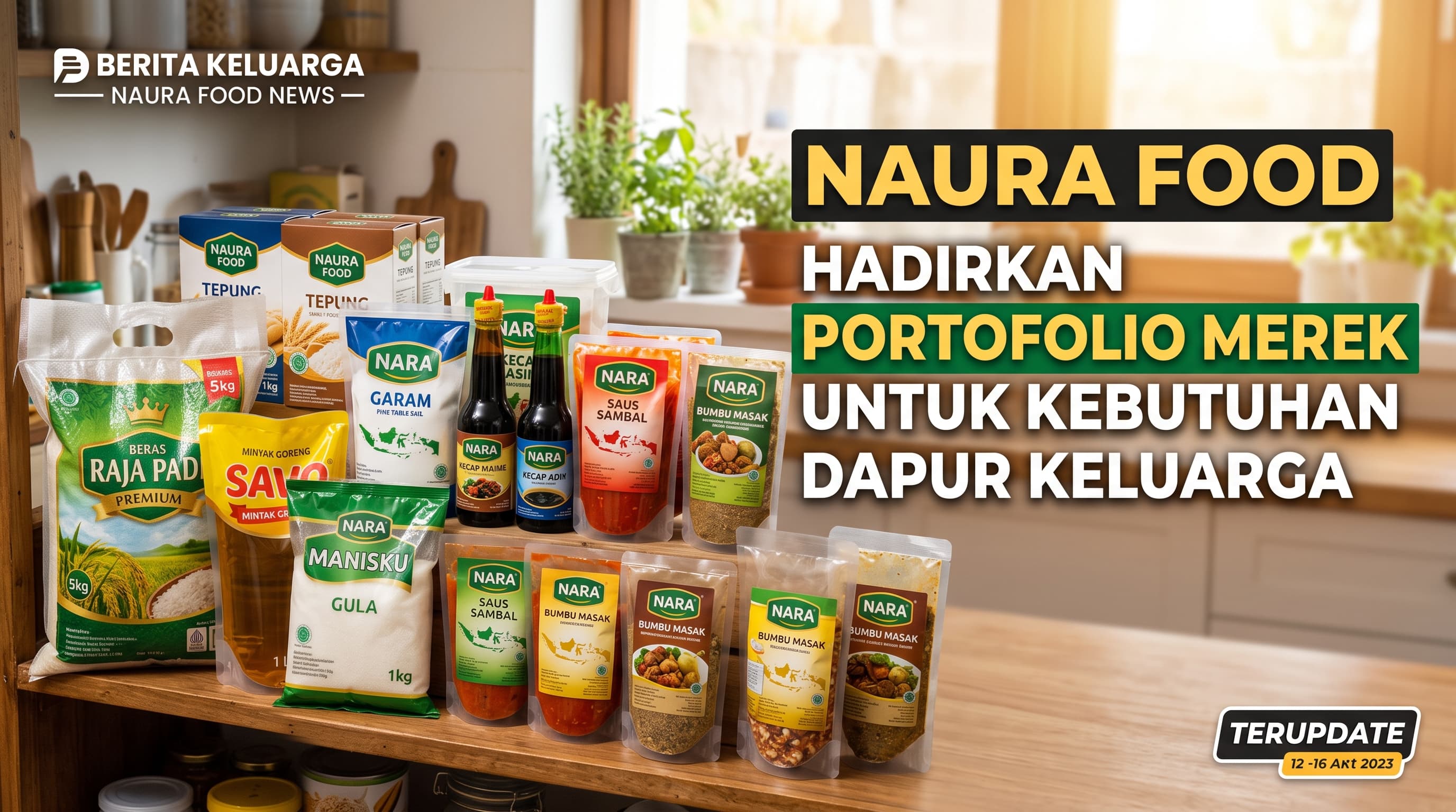 Naura Food Hadirkan Portofolio Merek untuk Kebutuhan Dapur Keluarga